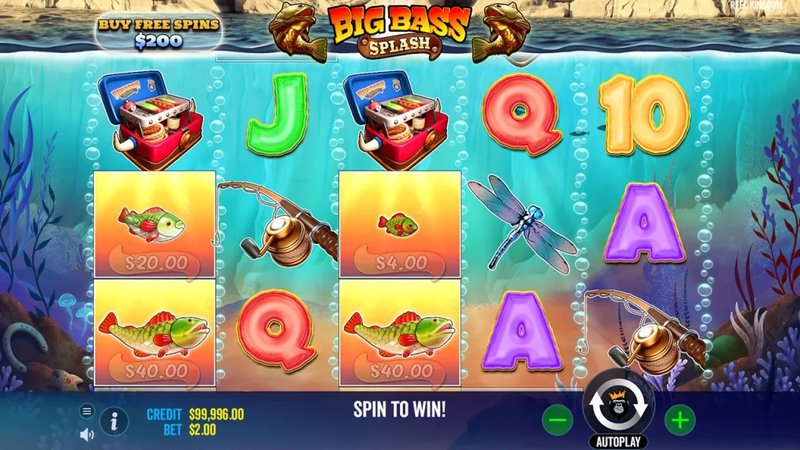 Große Bassen beim Big Bass Splash Slot - Neue Pragmatic Play Demos
