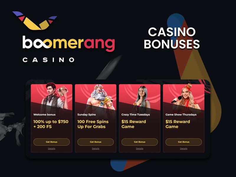 Jaké hry nabízí Boomerang casino online?